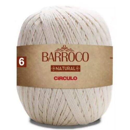 LINHA CIRCULO BARROCO 6 400G NATURAL 0020